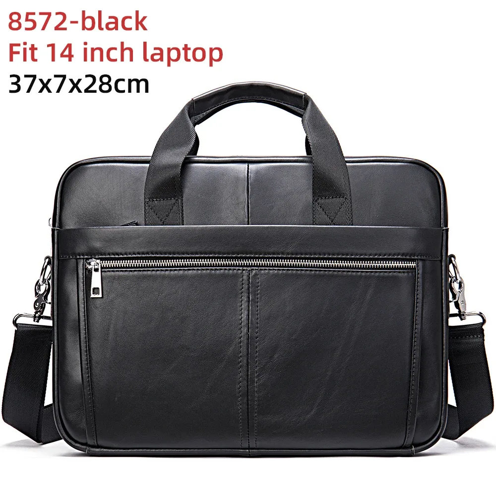 westal-sac messager en cuir véritable pour homme, étuis à bombes, sac pour ordinateur portable 14 en effet, sacs d'affaires de bureau pour document, 8572