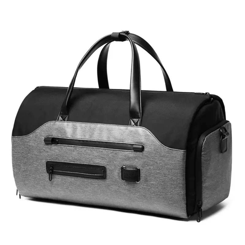 sac à vêtements ozuko multifonctionnel pour hommes, sac de rangement pour costumes, grande capacité, sac de voyage imperméable, sac à main pour hommes, poche pour chaussures.