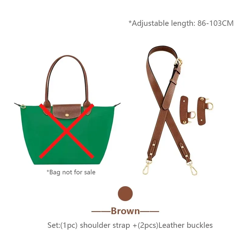 sangle de sac à bandoulière pour sac à bandoulière en cuir longchamp m, ceinture durable à porter en travers du corps, sans perçage, accessoires de remplacement