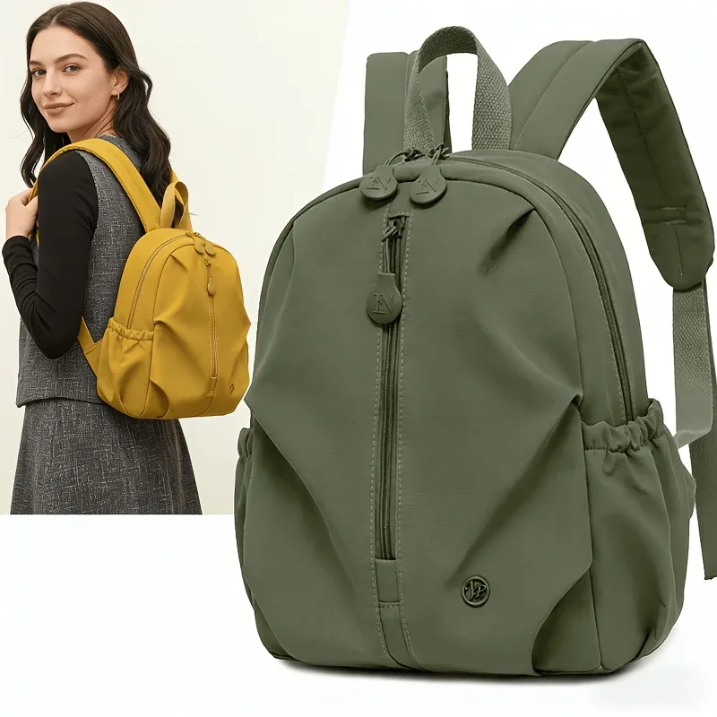 sac à dos antivol en nylon grande capacité pour femme avec compartiment multifonctionnel pour ordinateur portable, idéal pour les trajets quotidiens et les déplacements