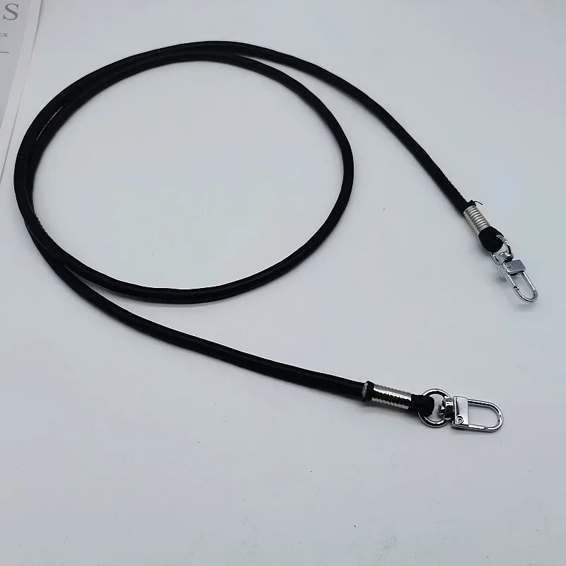 lot de 6 accessoires de remplacement pour sac à bandoulière et portefeuille en pu, sangle remplaçable simple et polyvalente en pu avec boucle carrée et corde ronde, accessoires pour sac à bandoulière simple ou croisé, ou cordon de téléphone.