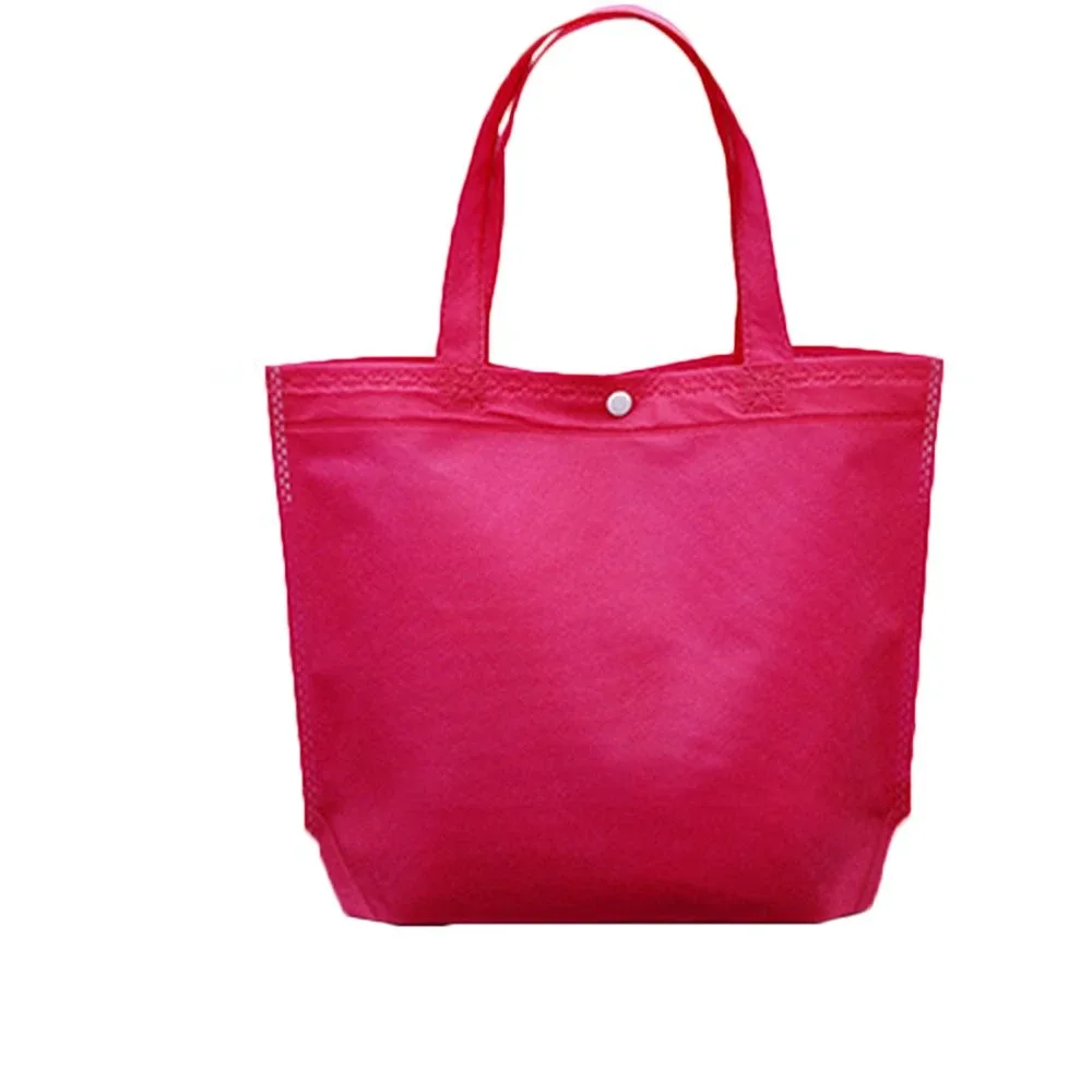 sac fourre-tout en toile non tissée pour femmes, pliable, réutilisable, idéal pour le rangement de cadeaux, les courses et le stockage.