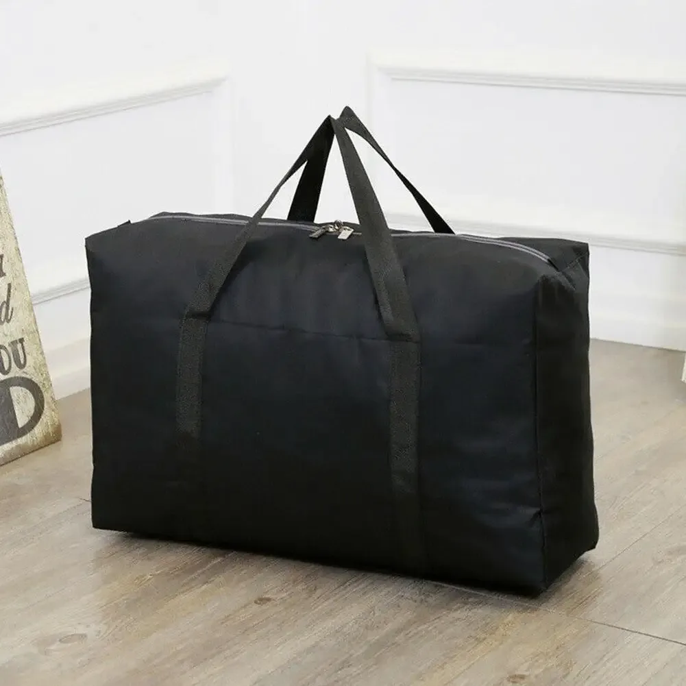 sac de voyage pliable de grande capacité, sacs de rangement de vêtements, sac de week-end oxford mince portable, sac à main mobile