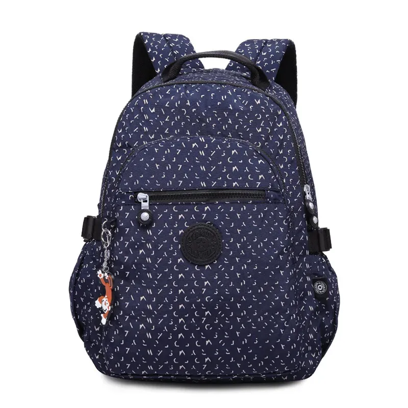 nesitu haute qualité léger étanche a4 ordinateur portable garçon fille hommes femmes sac à dos cartable sac de voyage bleu noir gris m0983