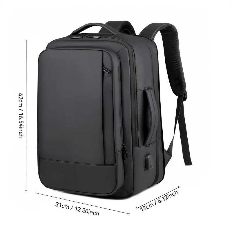 sac à dos d'affaires de grande capacité pour hommes, sac à dos d'étudiant à la mode, sac d'ordinateur multifonctionnel pour ordinateur portable