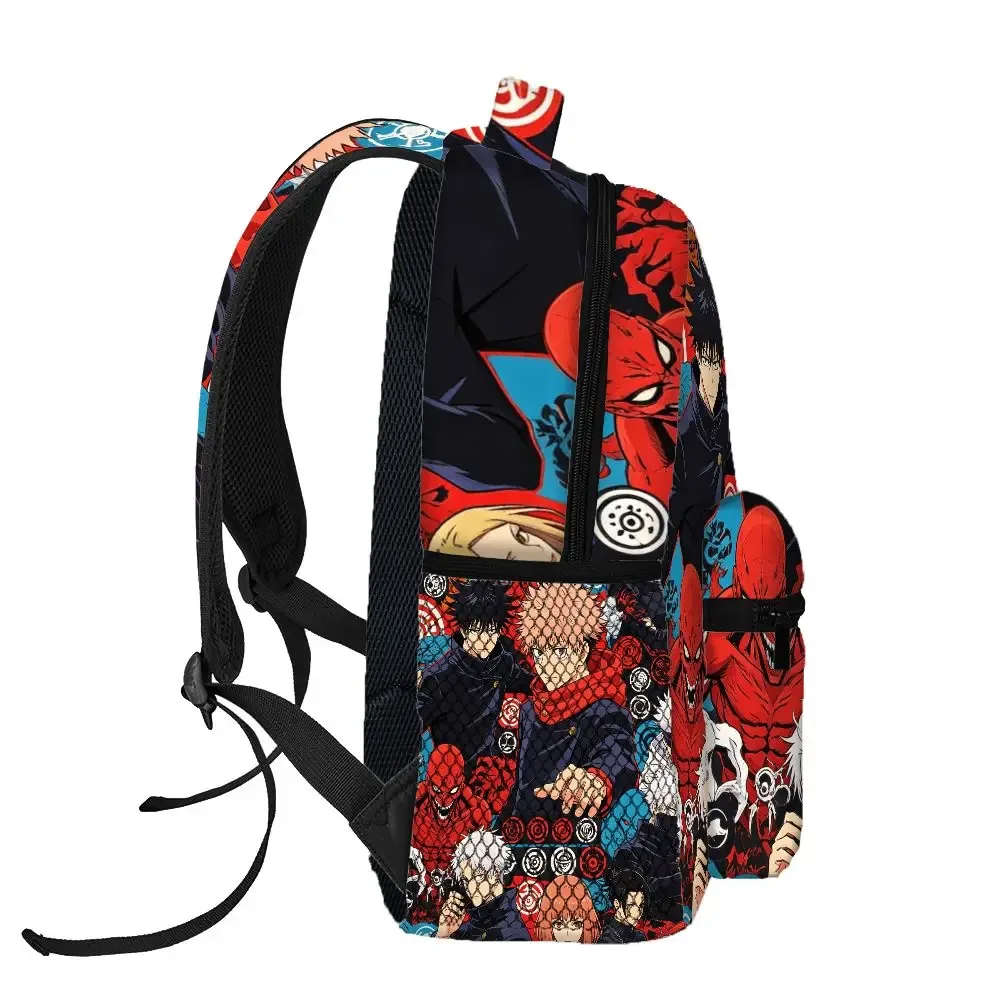 sac à dos d'anime jujutsu kaisen, sac d'école imprimé itadori yuji gojo satoru pour adolescents, sac à dos de voyage décontracté de grande capacité, mochilas