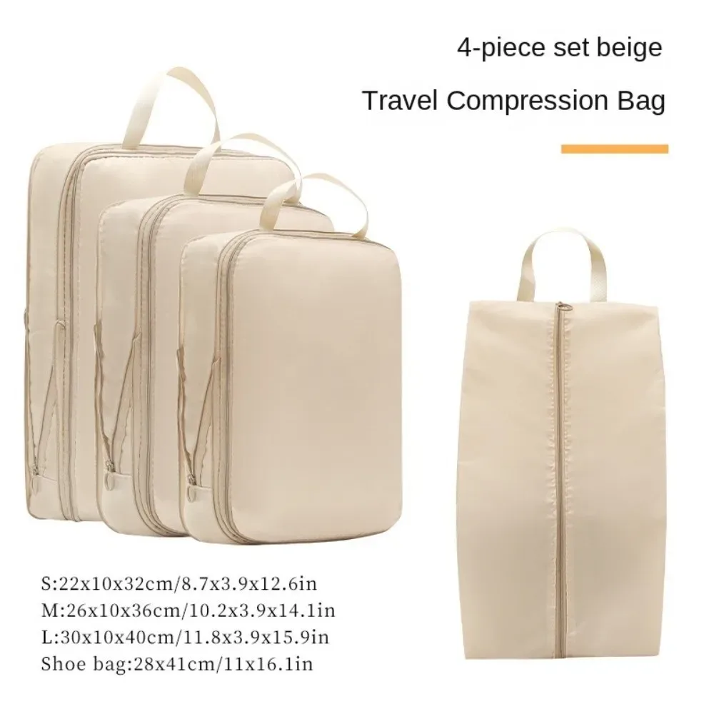 lot de 4 sacs de rangement multifonctionnels grande capacité pour compartiment à bagages, sacs de voyage légers