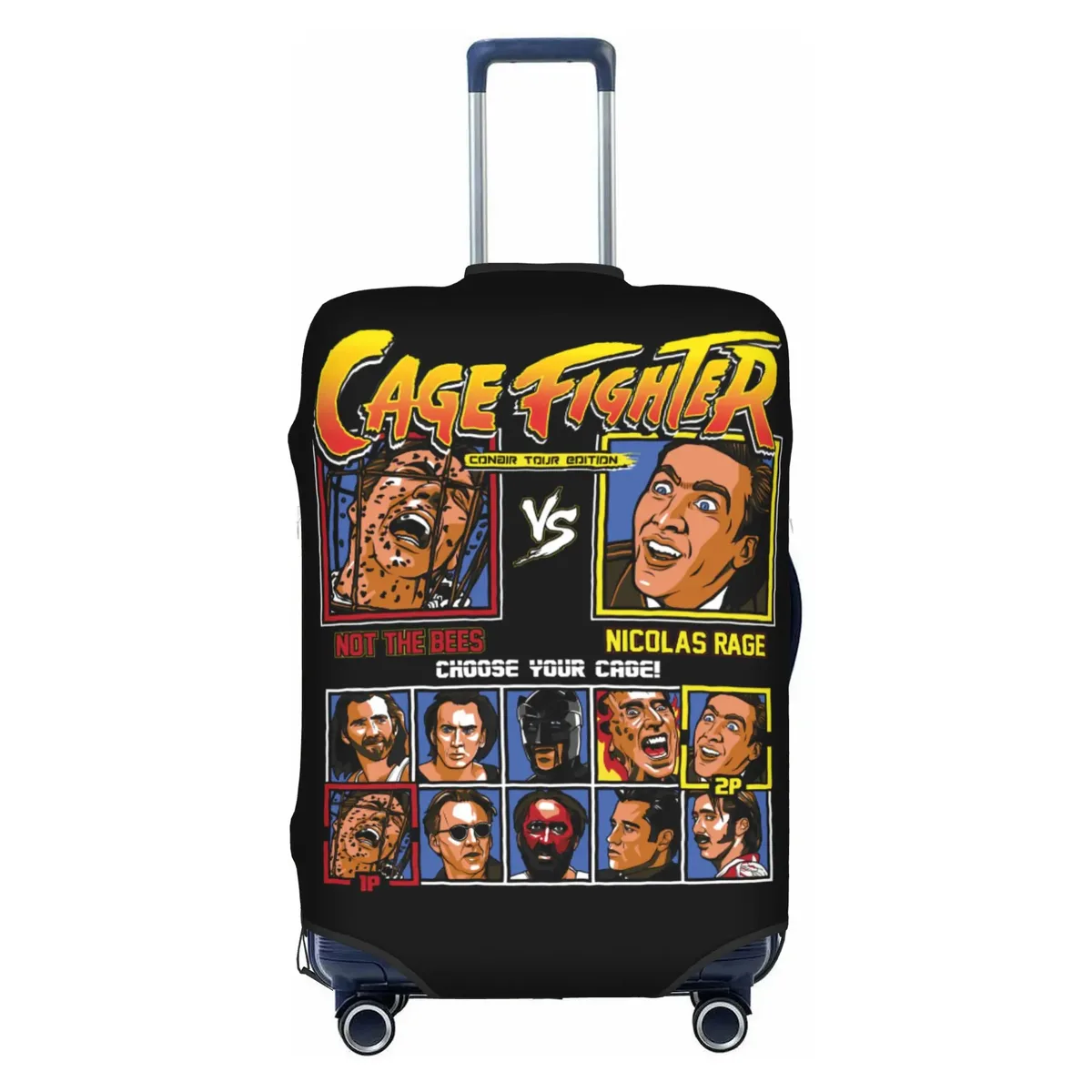 housse de protection élastique pour bagages n-nicolas c-cage, housse de protection pour valise de voyage, convient aux valises de 18 à 32 pouces