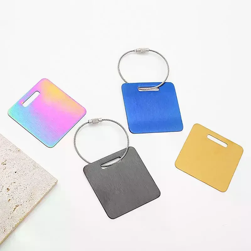 porte-clés en acier inoxydable, portable et robuste, 1 pièce, avec boucles en fil d'acier pour la gestion des clés de bagages et de sacs à dos, idéal pour les voyages