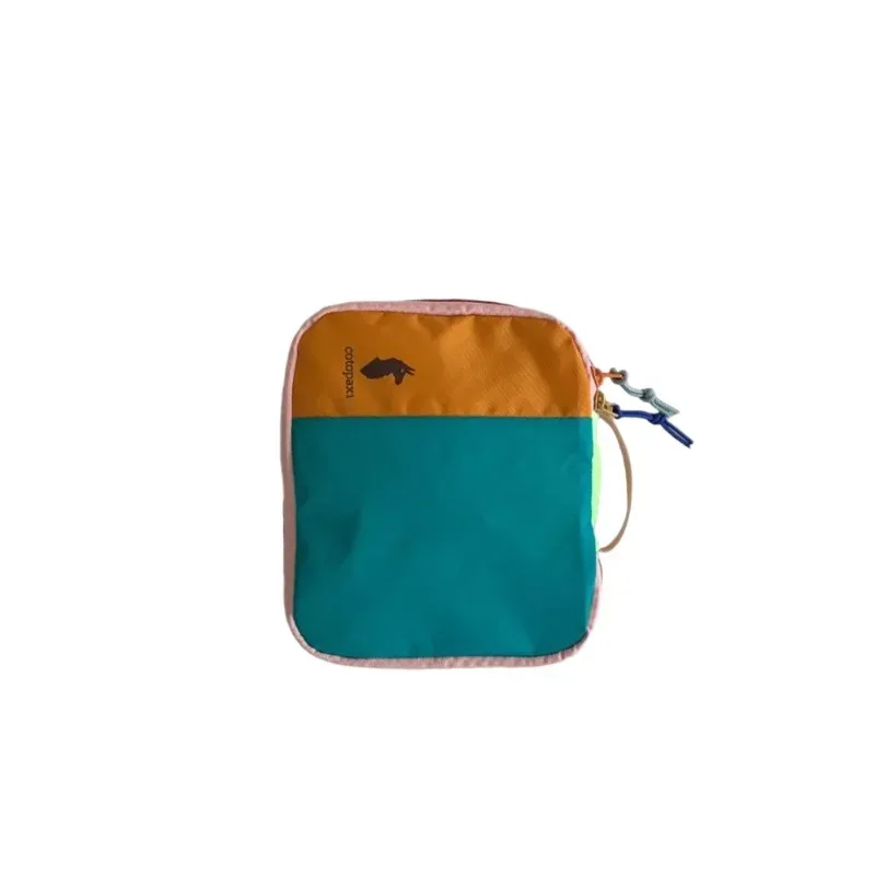 ensemble de 3 sacs de toilette de voyage multicolores en patchwork, imperméables, portables, pour le rangement des cosmétiques, organisateur de lavage pour la salle de sport en extérieur.