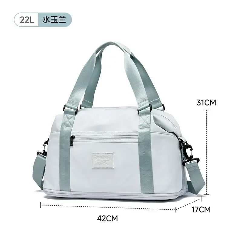 sac de voyage extensible de grande capacité reebok unisexe pour hommes et femmes, sac de transport 30l, sac de week-end, sac de voyage pour la nuit.