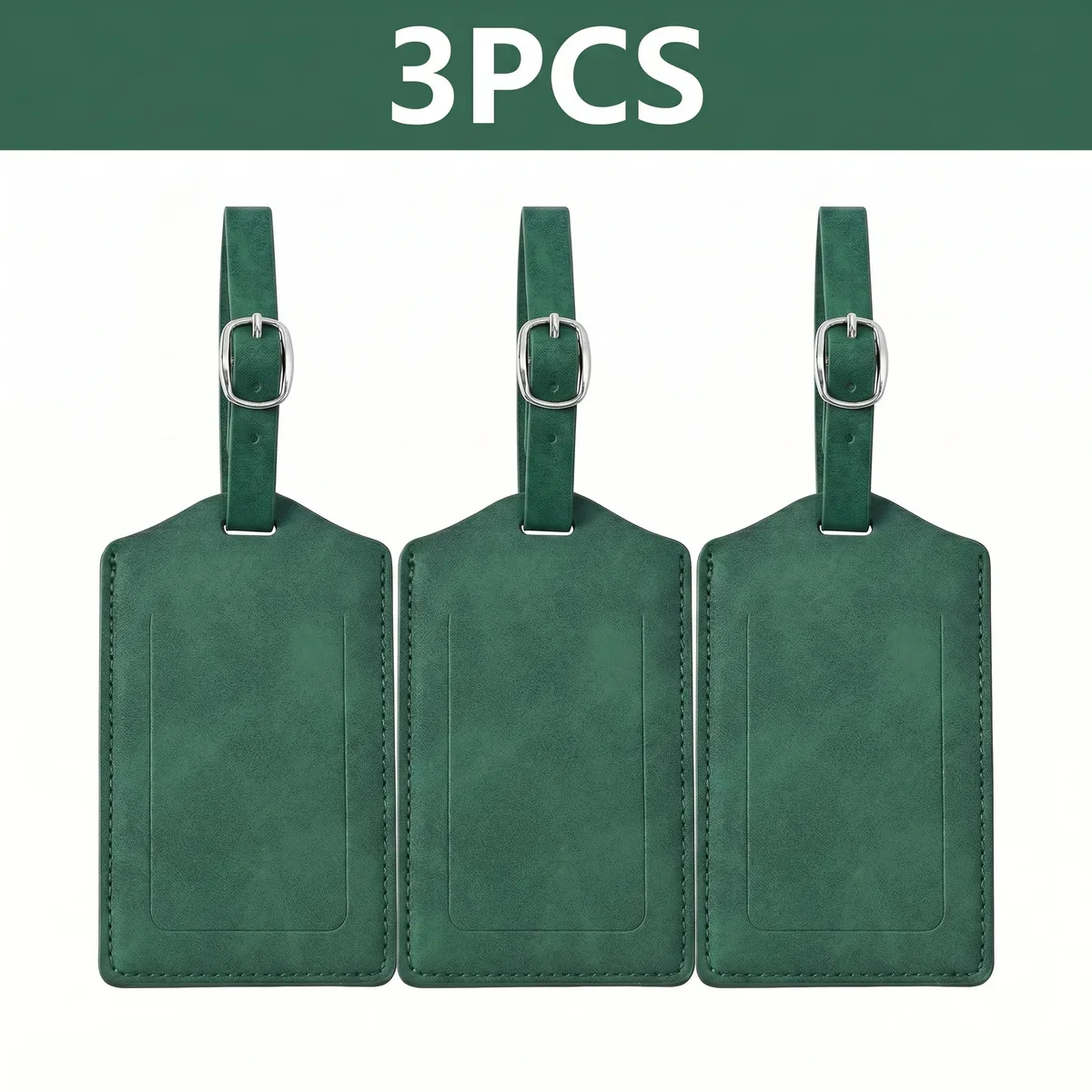 pomelo best – lot de 3/5/8 étiquettes de bagage en cuir pu pour la confidentialité, accessoires de voyage pour hommes et femmes