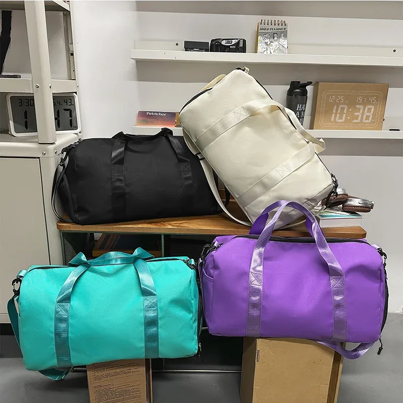 sac de sport personnalisé avec logo, sac de voyage à courte distance, sac à main avec séparation sec/humide, sac de sport personnalisé avec nom