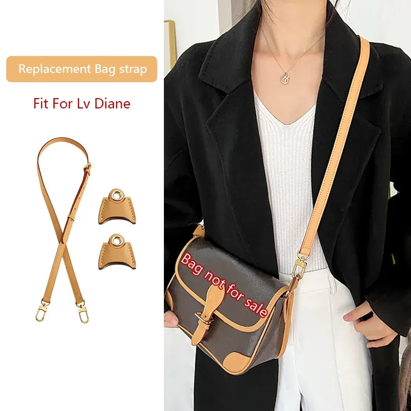 sangle de sac en peau de vache pour sac lv diane, sangle de sac à bandoulière, sangle de sac à bandoulière, accessoire de remplacement de sac durable en cuir véritable