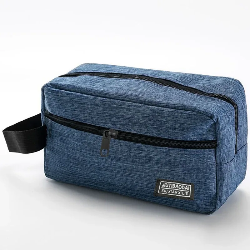 trousse de toilette d'affaires pour hommes, organisateur de maquillage de voyage, pochette de rangement de grande capacité, design de mode durable, idéale pour un usage quotidien