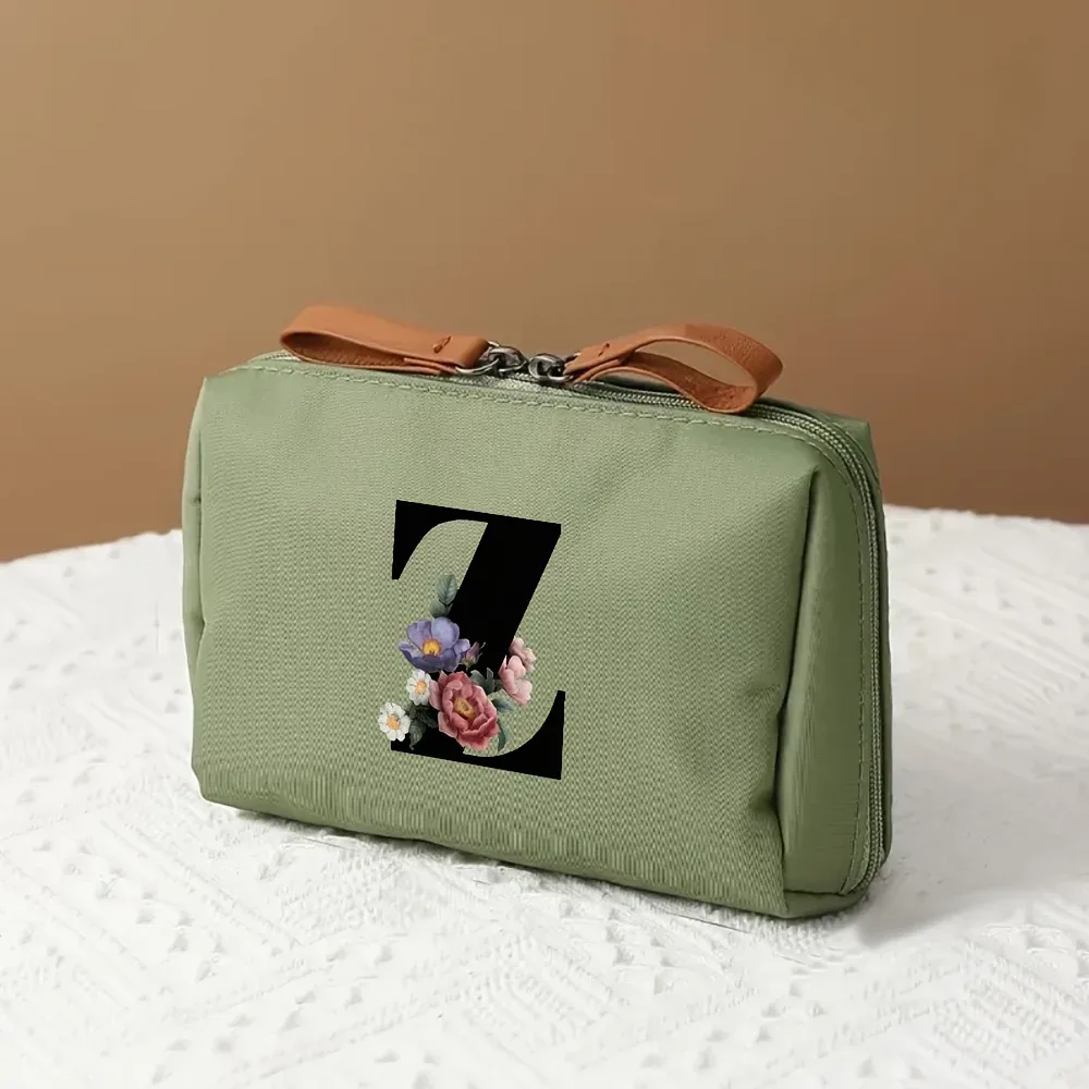 sac de rangement multifonctionnel 1 pièce, trousse de maquillage à la mode pour femmes, trousse de toilette de voyage portable adaptée aux voyages d'affaires et aux voyages