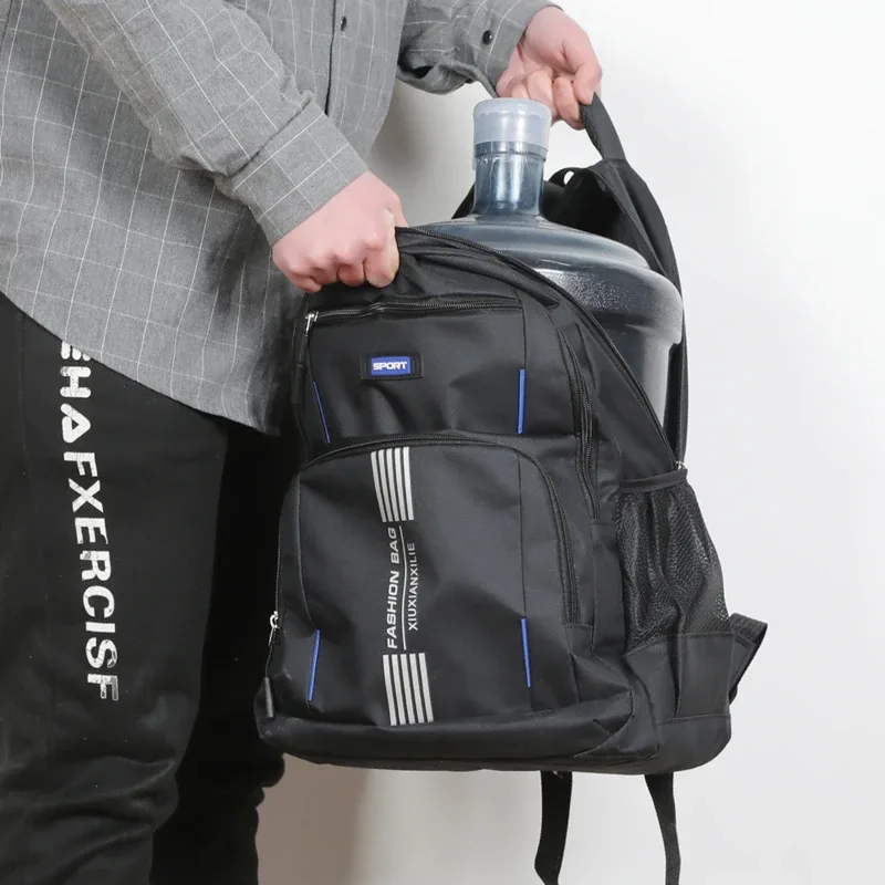 sac à dos minimaliste unisexe – conception de poche multicouche pour les voyages d'affaires et la vie des étudiants