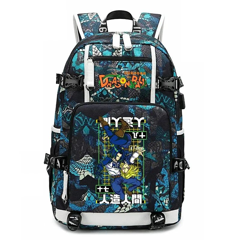 sac à dos imprimé dragon ball z pour étudiants, grande capacité, sac à dos décontracté pour enfants, adolescents, voyages scolaires