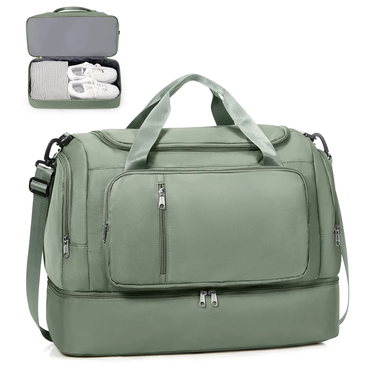 sac de voyage pour hommes et femmes, sac de voyage de grande capacité, sac de week-end extensible, sac à main pour bagages à main, sac de nuit, sac de rangement 