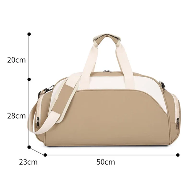 sac de fitness avec logo personnalisé, sac de voyage avec séparation sèche et humide, sac de sport personnalisé avec nom de bricolage, sac de sport