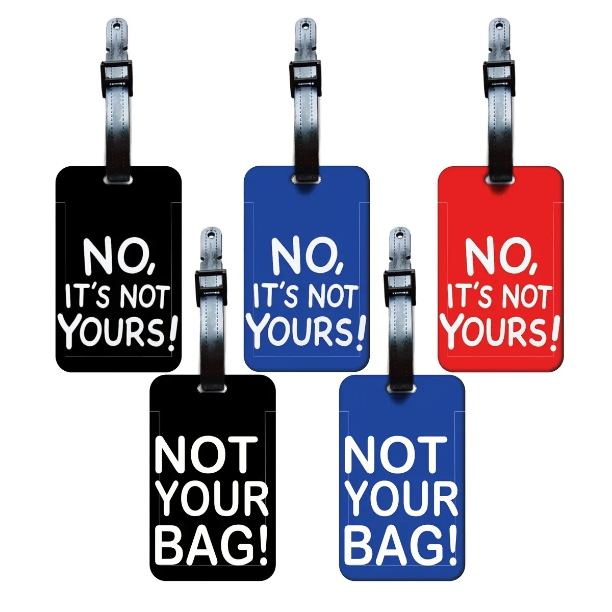 étiquette de bagage « non, ce n'est pas ton sac » – étiquette d'adresse pour valise – clip d'identification po