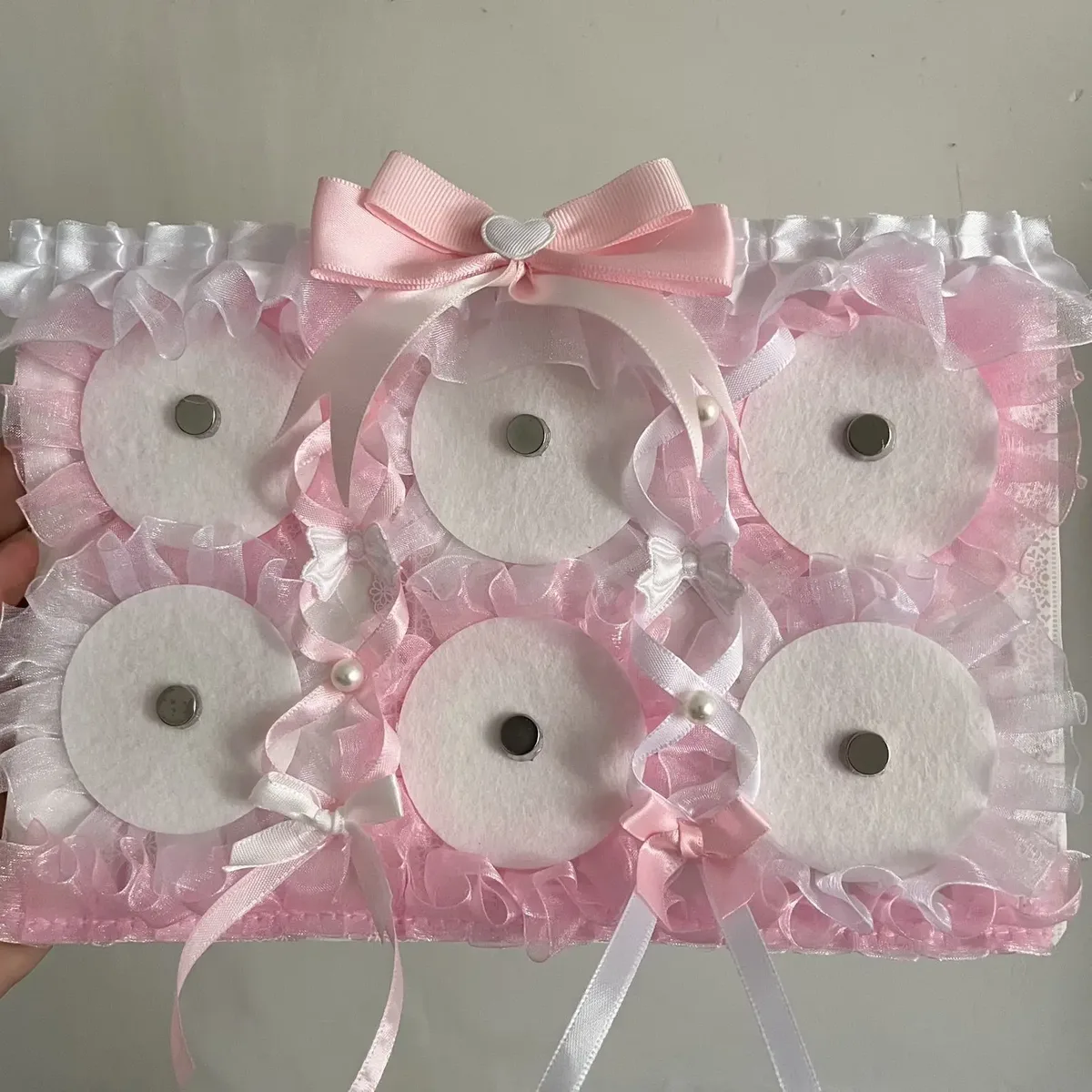 planche de rangement pour badges à épinglette, organisateur de sac ita en dentelle, accessoires de cosplay kawaii, décoration de sac ita