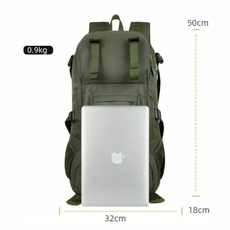 sac à dos de sport de plein air étanche ultra léger pour homme, sac d'alpinisme de randonnée, grande capacité, 50l, nouveau