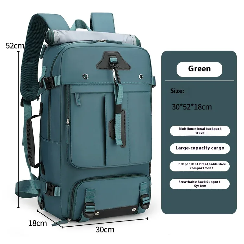 nouveau sac à dos de voyage extensible grande capacité pour hommes, idéal pour l'extérieur, 80 litres