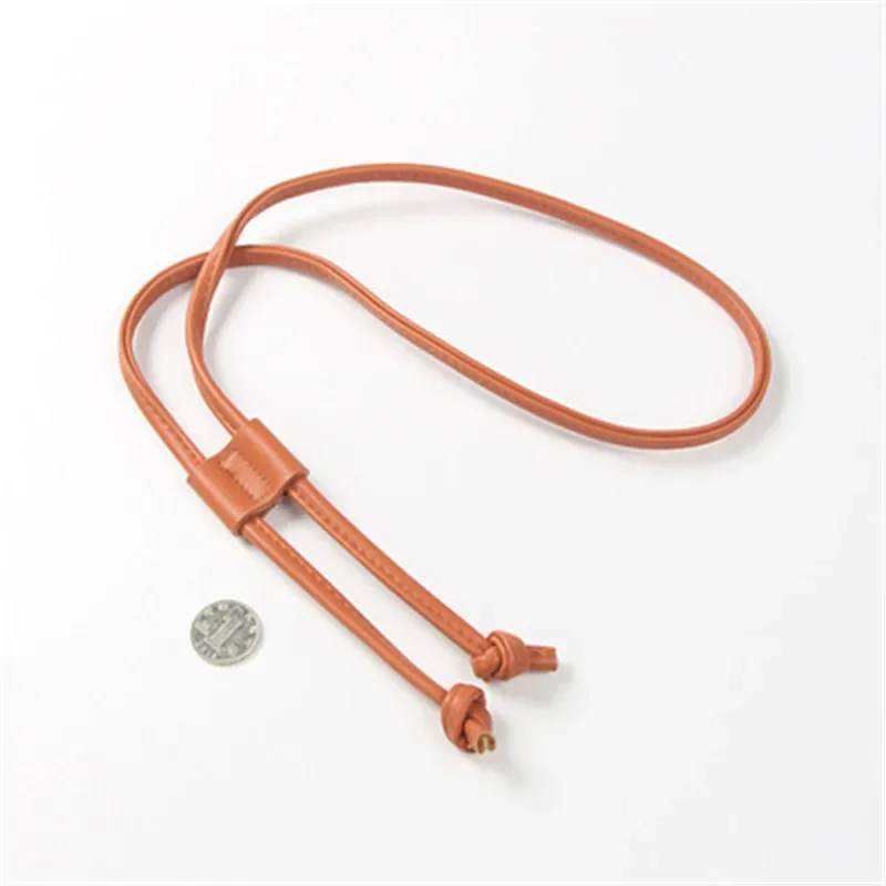 sangle de sac en cuir pu pour femme, bricolage, remplacement, proximité, ulà cordon, sac à dos, faisceau, poche, sac à main, accessoires, nouveau, 0.8cm mince, 120cm, e27