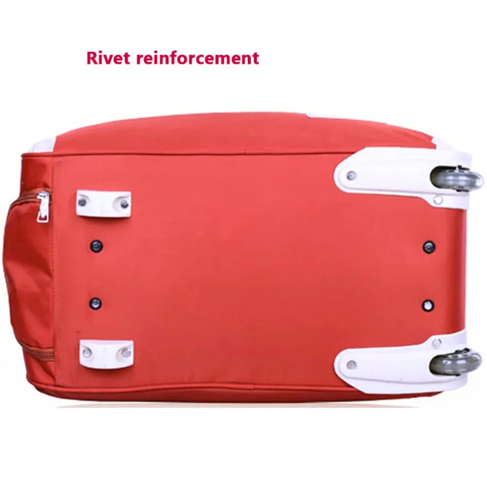 femmes sac de voyage sur roues bagages valise chariot haute qualité bagages valise à roulettes femme décontracté épaississement valise à roulettes