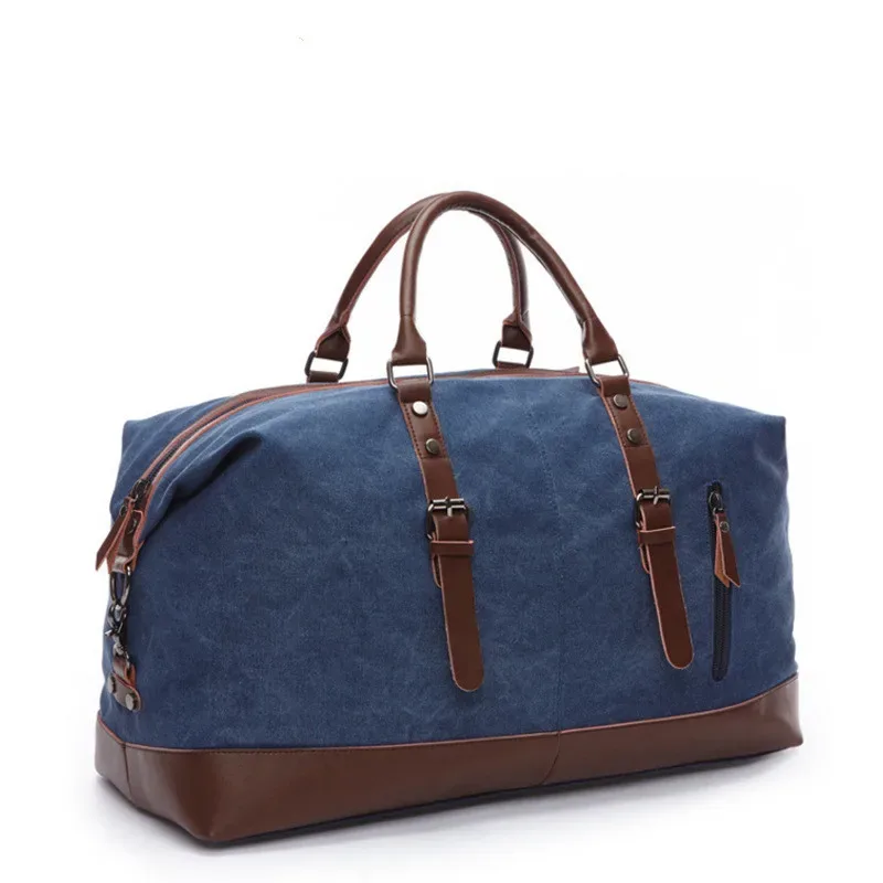 sac à main en toile rétro pour hommes, sac à bagages, sac à dos initié, grande capacité, courte distance, tendance de la mode