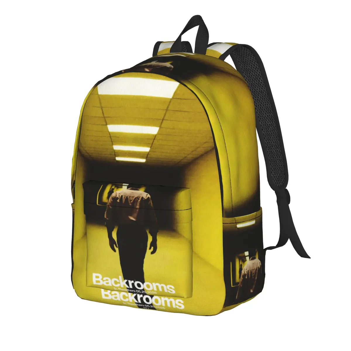 sac à dos backrooms horror movie 2026 pour hommes et femmes, sac à dos cool pour étudiants et professionnels, sacs en toile pour l'université, cadeau