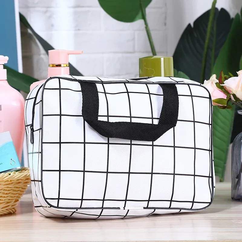 trousse de toilette de voyage pour filles, trousse de maquillage à fermeture éclair, organisateur de mode imprimé floral, fourre-tout pour femmes, grand sac à cosmétiques, nouvelle collection