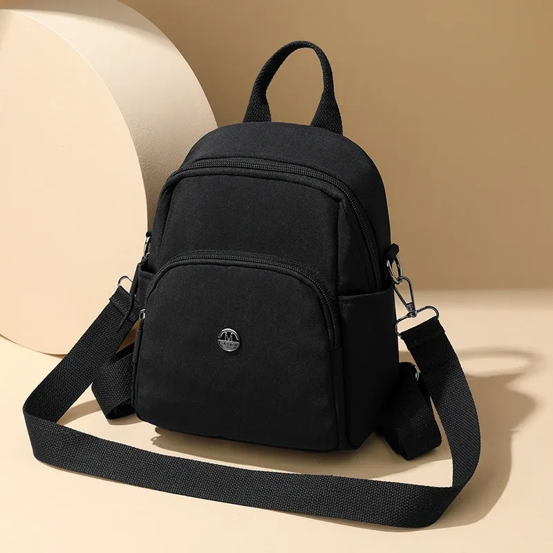 petit sac à dos léger de voyage décontracté pour femmes, sac à bandoulière en tissu imperméable de grande capacité et sensation haut de gamme pour filles, nouvelle collection