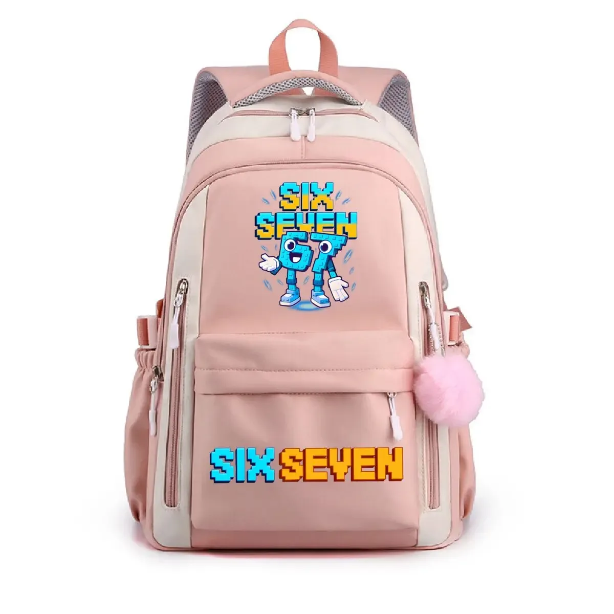 sacs d'école pour adolescents six seven graphique italien brainrot drôle sac d'université étanche oxford grande capacité sacs à dos pour jeunes