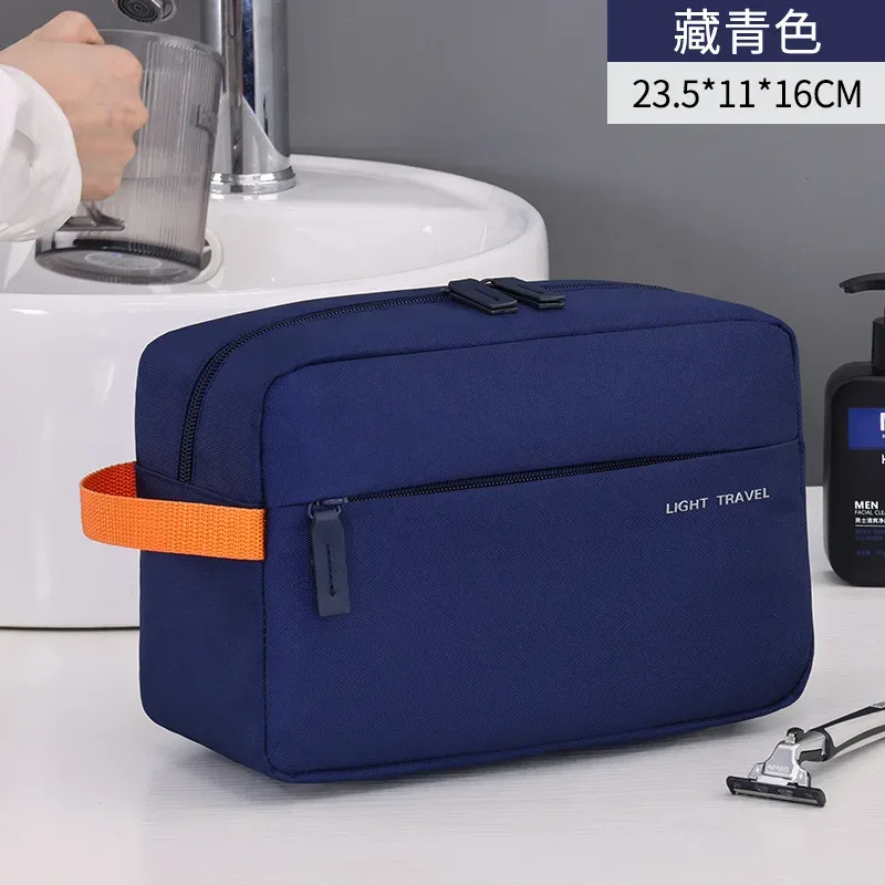 sac de rangement cosmétique imperméable léger de grande capacité avec compartiments, pochette de toilette pliable pour maquillage