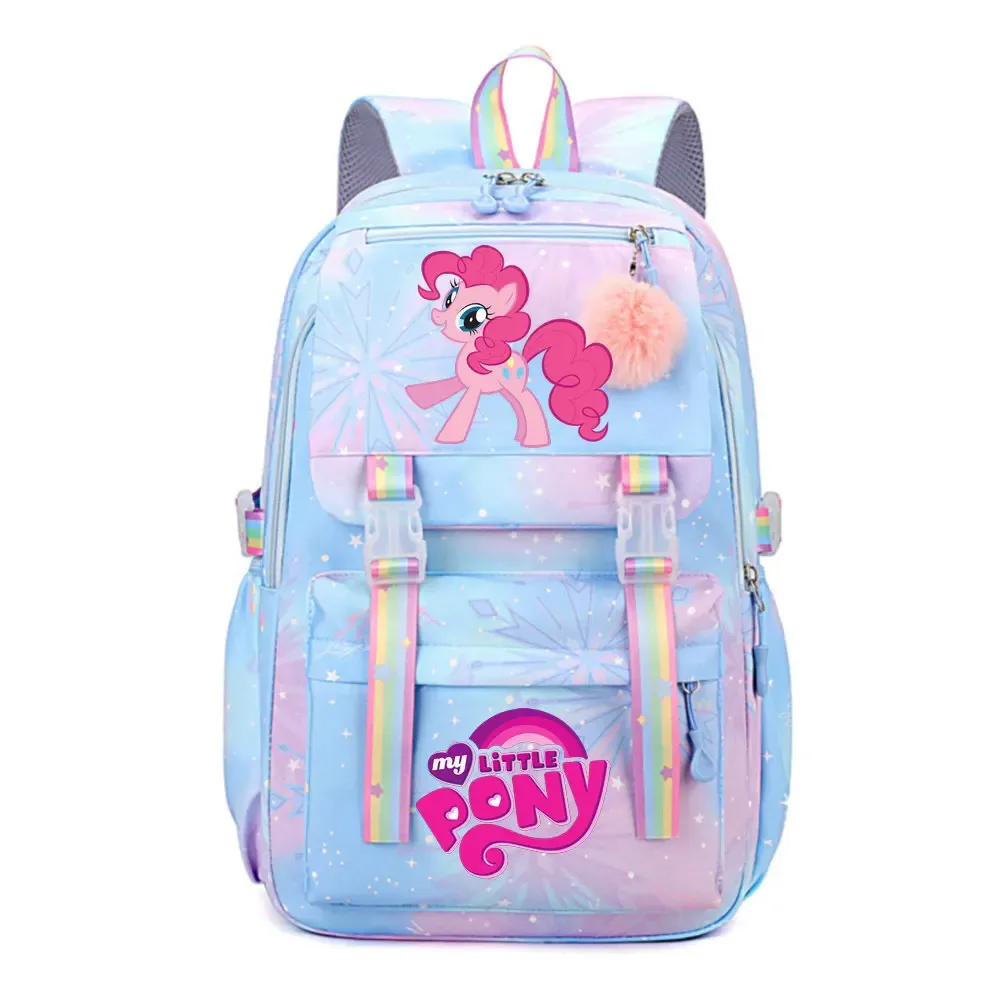 my little pony sac à dos imperméable de grande capacité pour femmes et filles, sac à dos léger pour l'école, sac à dos de voyage décontracté