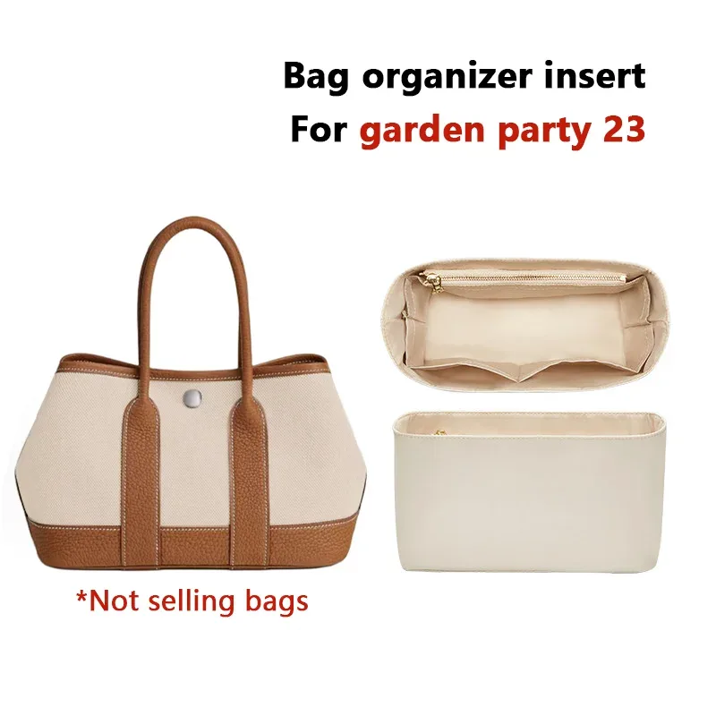Insert de sac en nylon pour fête de jardin, organisateur de sacs 23 30 36, support de forme, rangement bien organisé, léger, durable, ajustement parfait