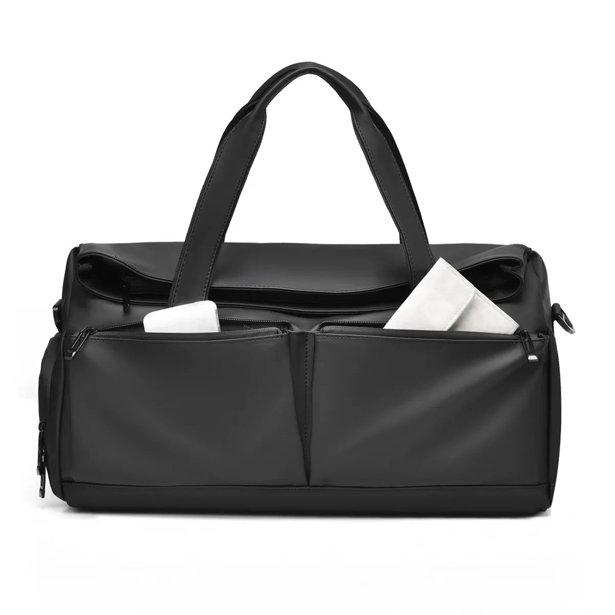 sac de voyage sportif de grande capacité, résistant à l'usure, avec compartiments séparés pour articles humides et secs et compartiment à chaussures indépendant, sac de fitness unisexe à porter à la main ou en bandoulière
