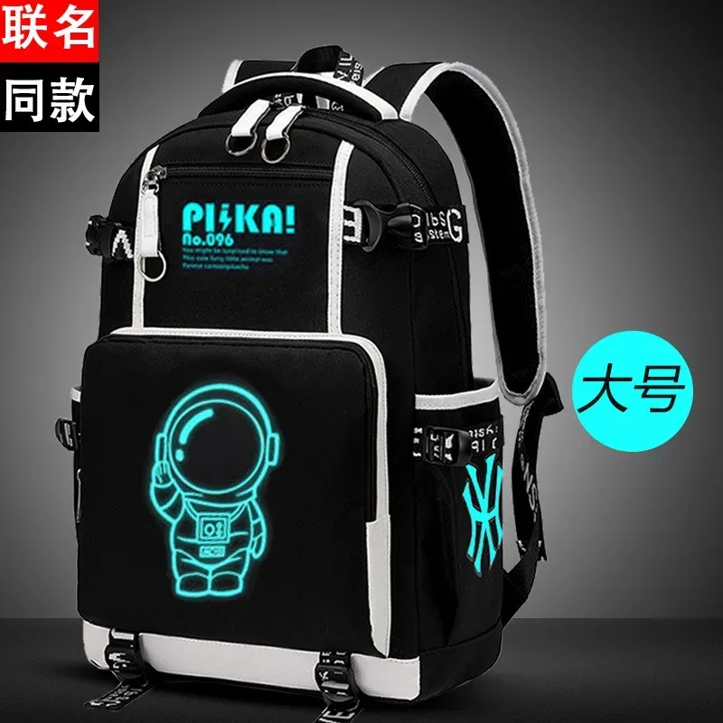 sac à dos lumineux imperméable, sac à dos décontracté léger, motif personnalisé, sac à dos tendance pour jeunes