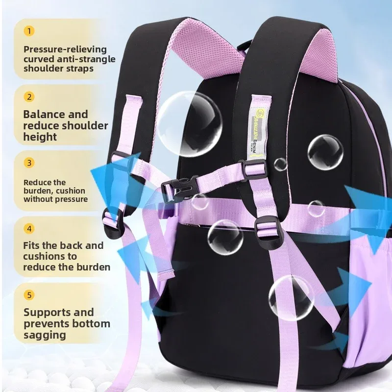 ensemble de 3 sacs à dos pour écolières, sac à déjeuner, trousse à crayons, sacs d'école pour filles adolescentes, sacs de voyage pour livres