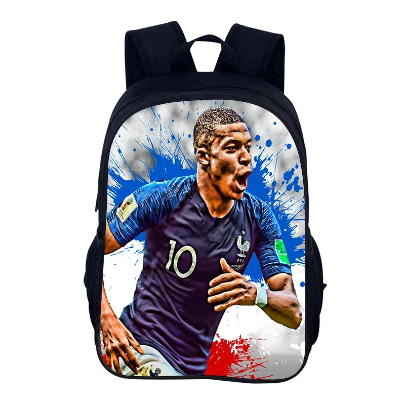 sac à dos de sport de football m-mbappes, sac d'école pour garçons et filles, sac à dos de sport pour joueur d'étoiles, sacs de livres pour le meilleur cadeau