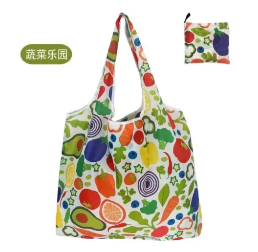 sacs à provisions réutilisables pour femmes, sac fourre-tout pliable, sac d'épicerie pour cuillère à soupe, sacs à main pliants de grande capacité, sac à cosmétiques de maquillage portable, nouveau