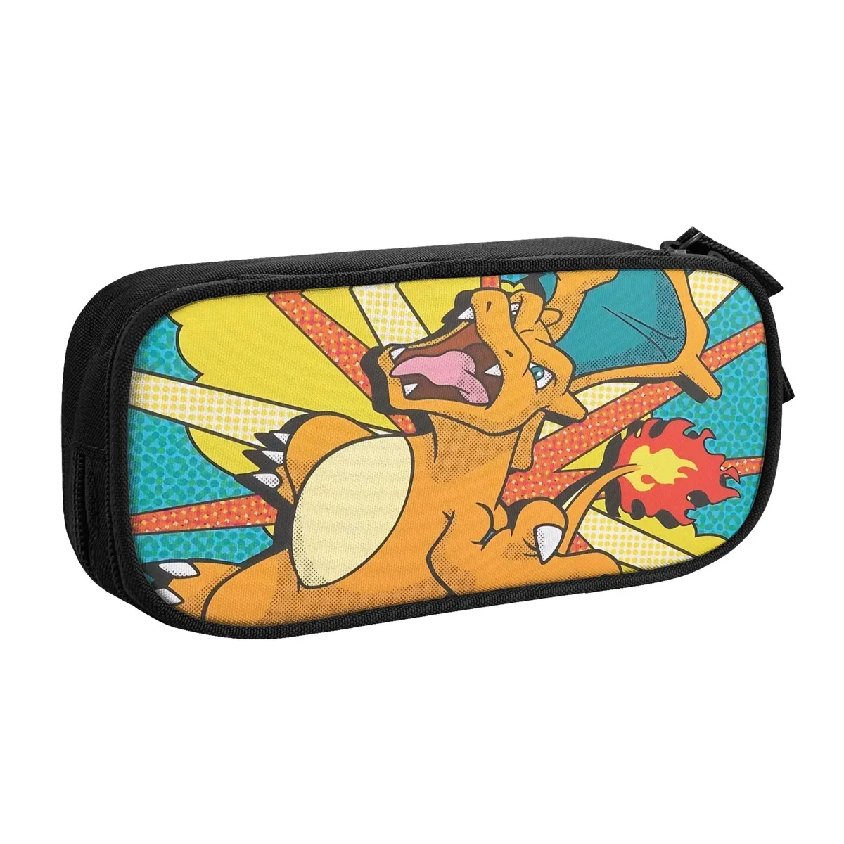 sacs personnalisés pokemon eevee eeveelution de grande capacité pour enfants, trousse à crayons d'école pour garçons et filles