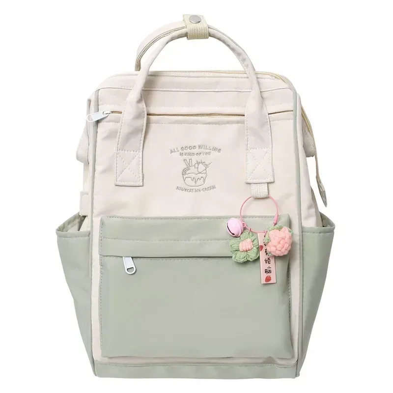sac d'école de grande capacité pour lycéens, sac à dos étanche simple de couleur assortie, sac de rangement de voyage de loisirs rюкзак