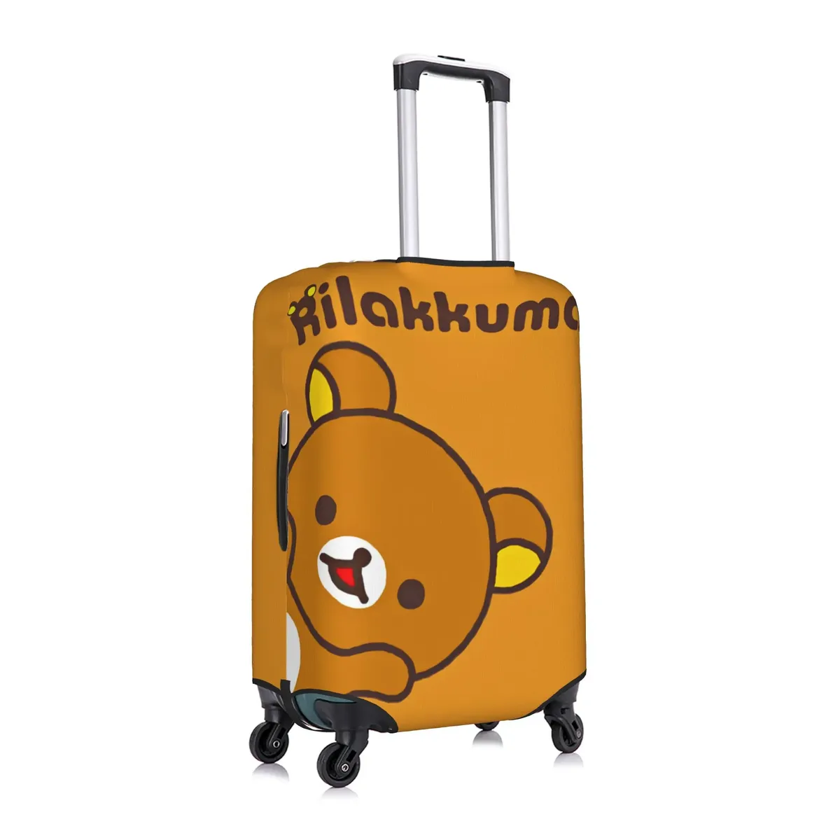 housse de bagage de voyage personnalisée r-rilakkumas, housse de protection élastique pour valise à motif de dessin animé, convient aux valises de 18 à 32 pouces