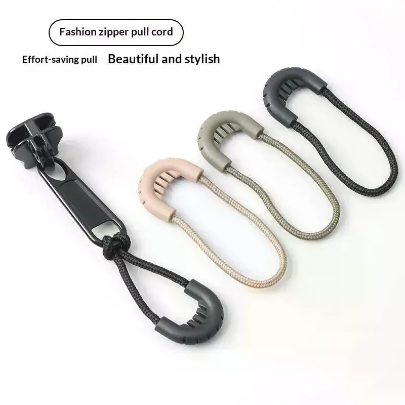 lot de 5 tirettes de fermeture éclair de remplacement pour sacs, valises, sacs à dos, tentes, cordes, clips, glissières et accessoires vestimentaires