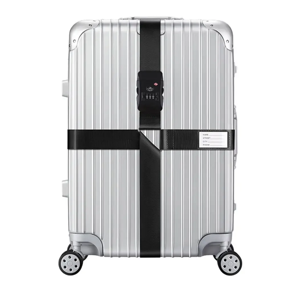 tsa mot de passe douane serrure bagages ceinture croisée réglable valise de voyage bande bagages valise corde sangles accessoires de voyage