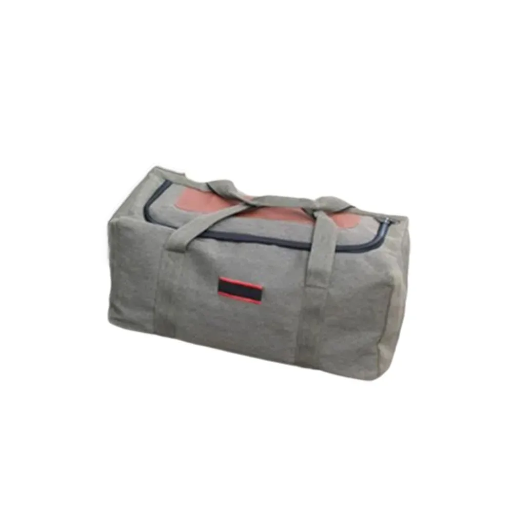 sac de voyage multifonctionnel en toile, grande capacité, pliable, sac de déménagement, sac fourre-tout résistant à l'usure pour hommes