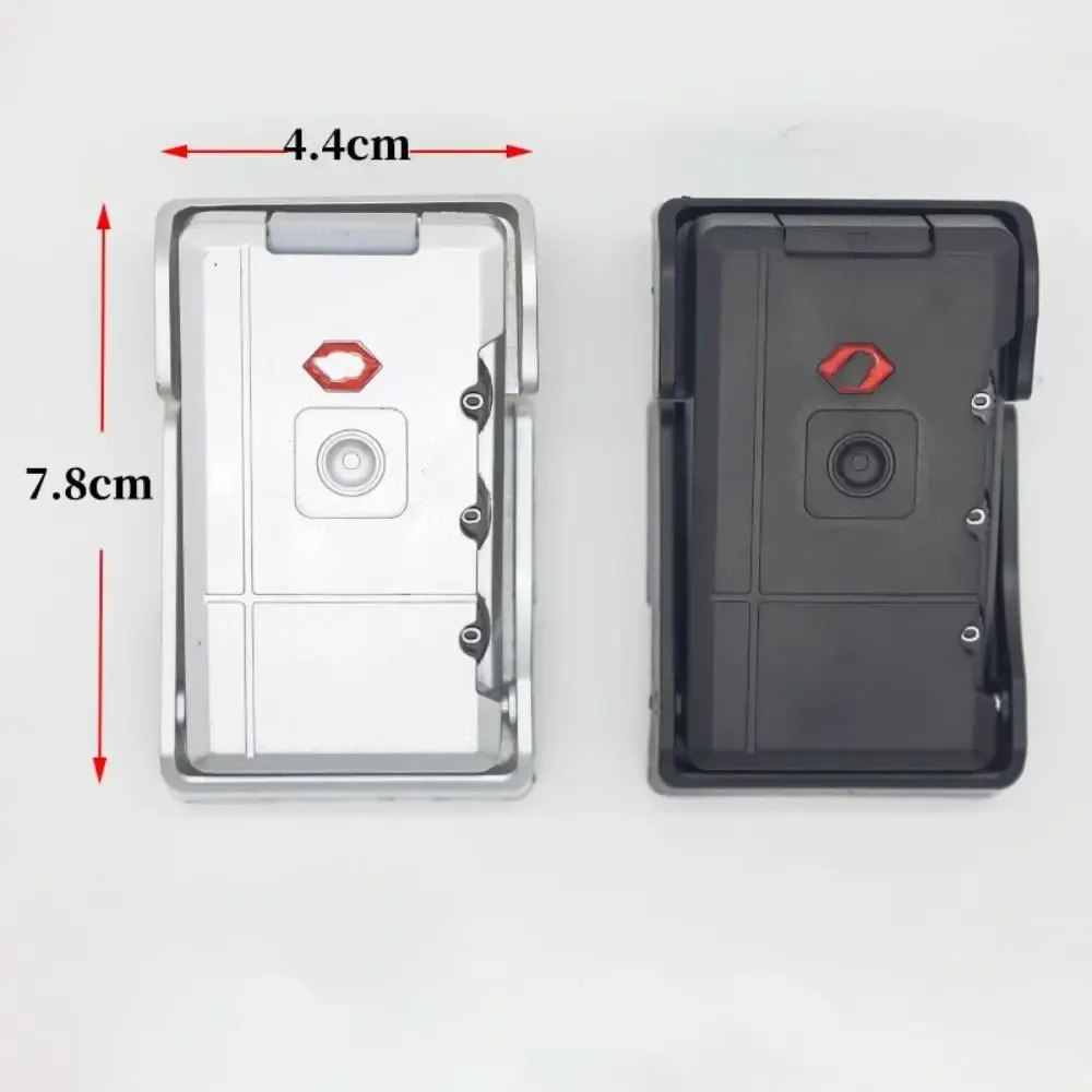 serrure portable noire et argentée avec mot de passe pour bagages, valise antivol, outil de sécurité, loquet, cadenas de sécurité